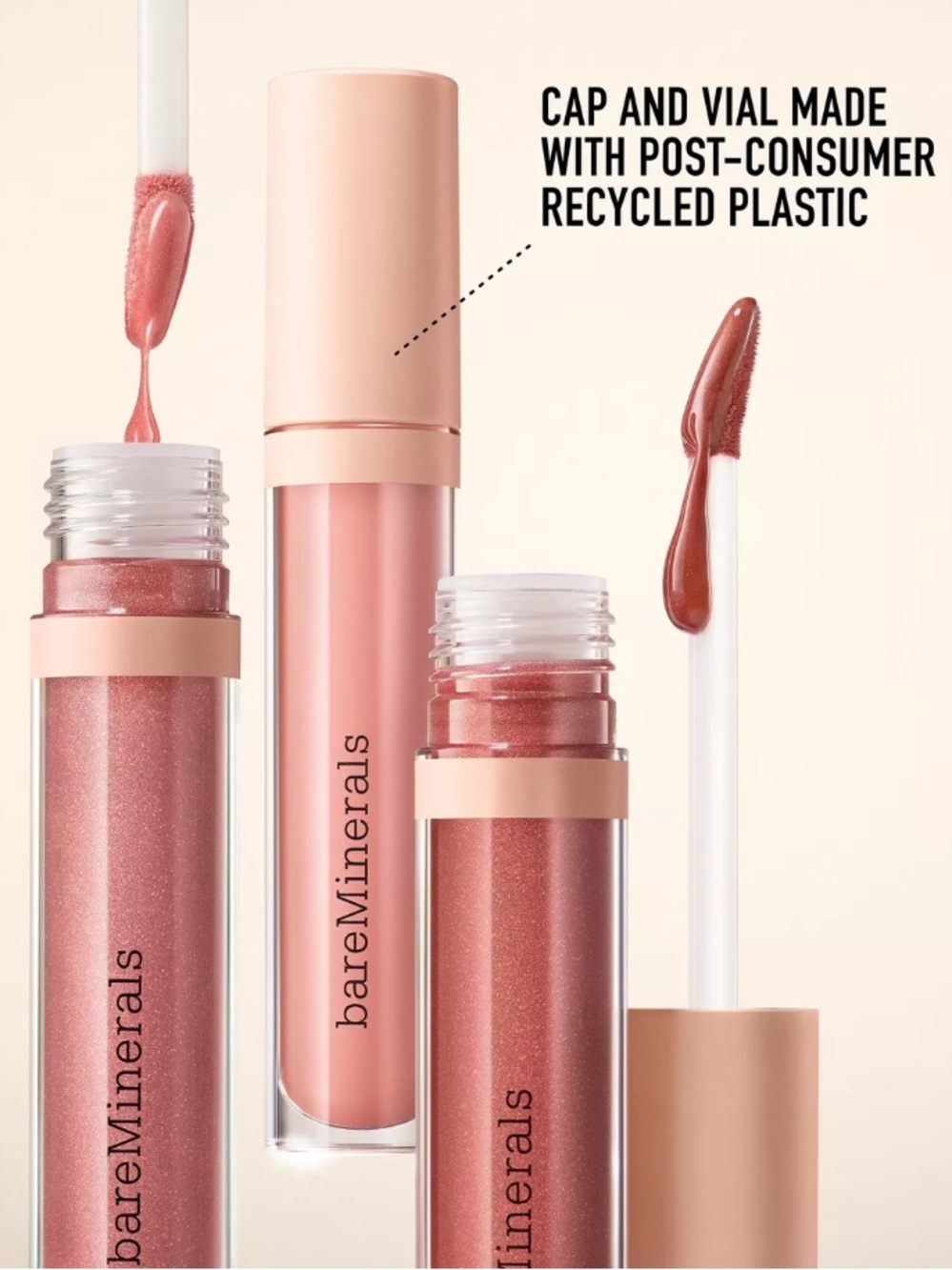 bareMinerals Lip Gloss-Balm in Wonder 4ml BRAND NEW IN BOX - Picture 5 of 5